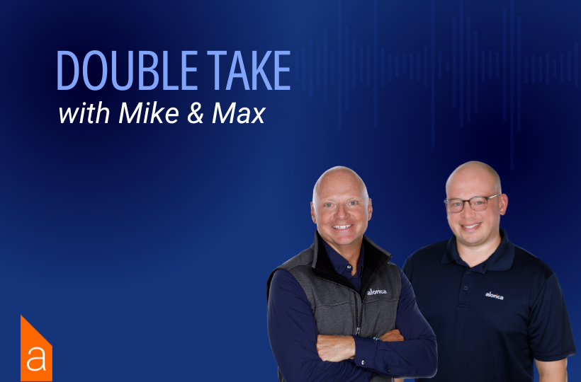 Double Take Podcast Thumbnail Mike and Max